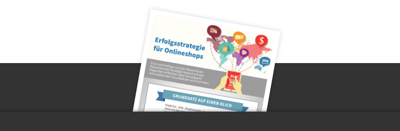 Infografik: Erfolgsstrategie für Onlineshops | Der Informationsdesigner