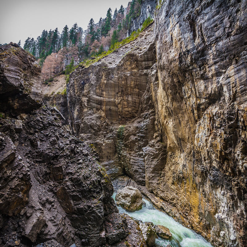 Die Breitachklamm in Oberstdorf / Kleinwalsertal